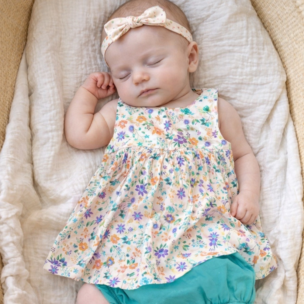 Newborn 2 pc Dress Set